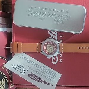 Indian Motorcycle Watch, Pin, and Patch Riders Group new original box Biker Moto